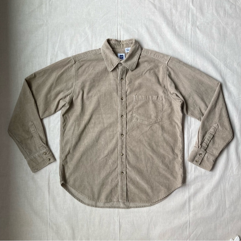 GAP Factory Beige Corduroy Shirt